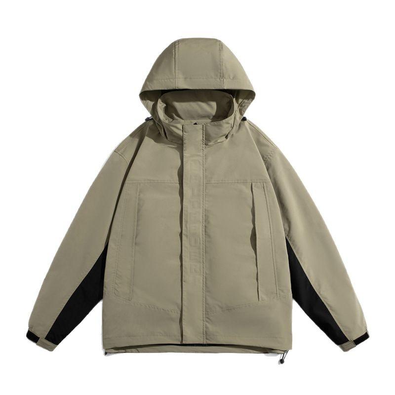 Spring New Hooded Jacket Men's Spring and Autumn Large Size Versatile Loose Spring Hooded Top
