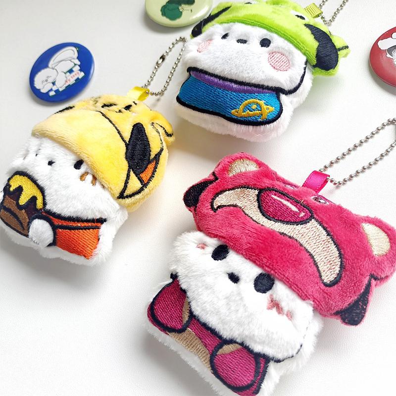 

Cute Plush Cartoon Pacha Dog Headband Doll Pendant Keychain Backpack Hangings Decoration Gift