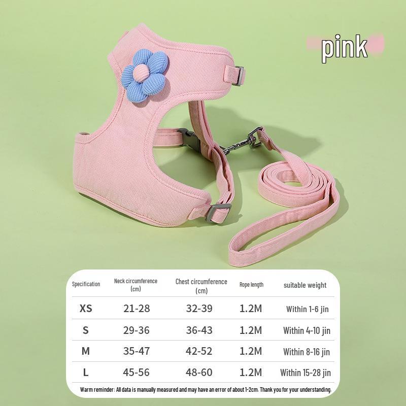Popular Pet Dog Leash and Harness Set