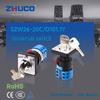 Zhuochao SZW26-20C/D202.2Y Remote/Local Stop Single Hole Universal Changeover Switch