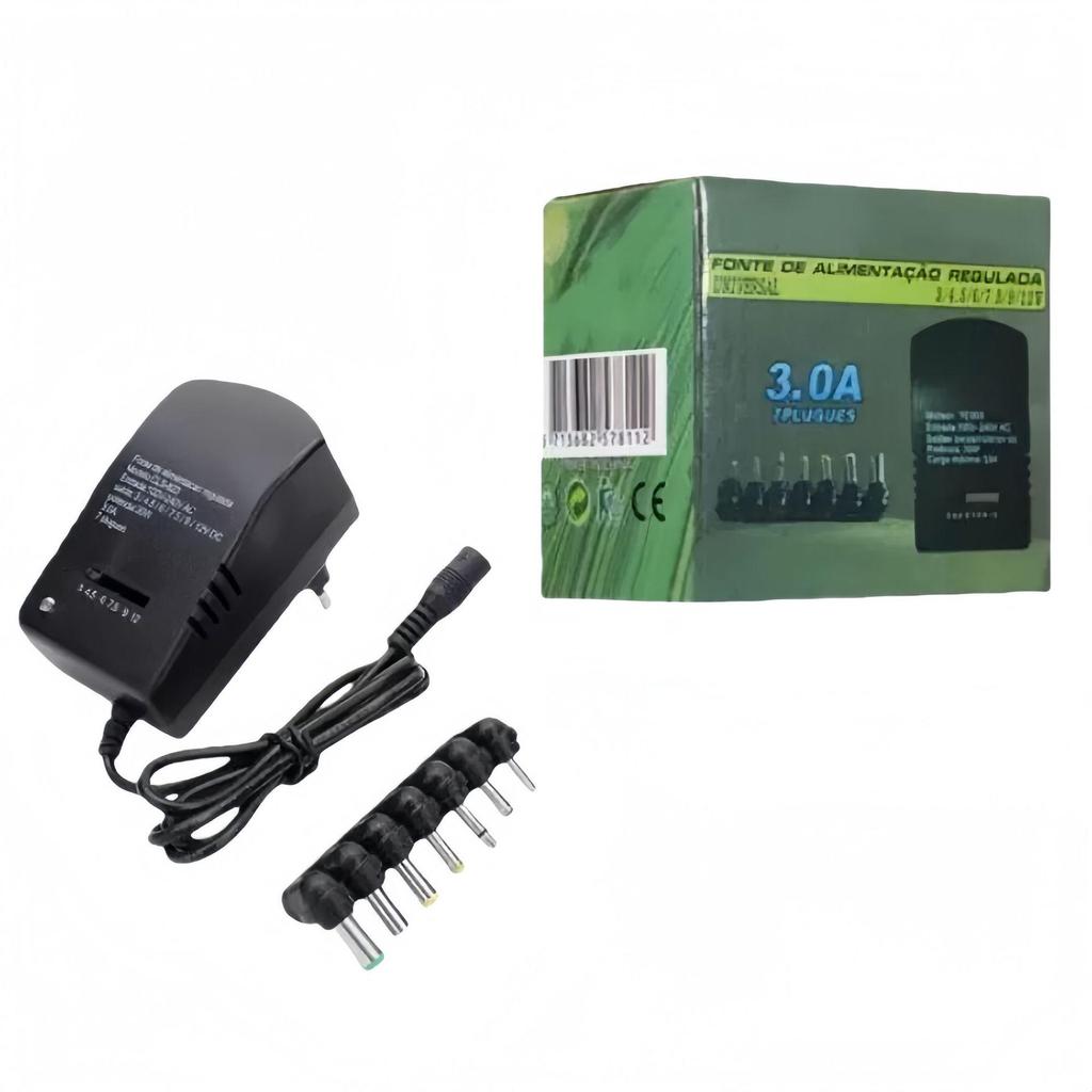 ספק כוח מיתוג רב-תכליתי 30W, מתח מתכוונן 3-12V, 3A