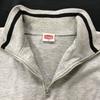 Coca Cola Kleidung Seltenes Half-Zip Sweat-Pullover Herren M Grau(GEBRAUCHT)