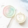 Brass Head Seal Stamp Crown Letters Sealing Wax Stamp for Letter Invitations Decoration English Letters Wax Seal Stamp