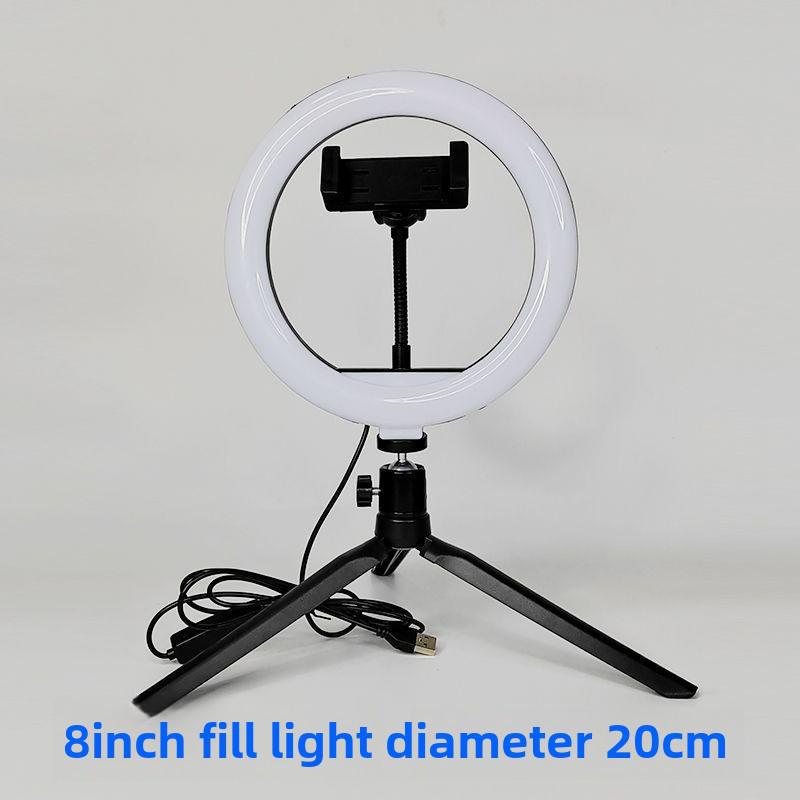 

Портативный настольный фотоштатив с заполняющим светом для создания красивых снимков и потоковой передачи