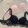 Fragrant love butterfly, underwear women's small breasts thin sexy gathering no steel ring anti-sagging girl lace bra cover