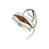 Gucci GG Marmont White Leather Chevron Quilted Camera Crossbody Bag For Women Daily Use