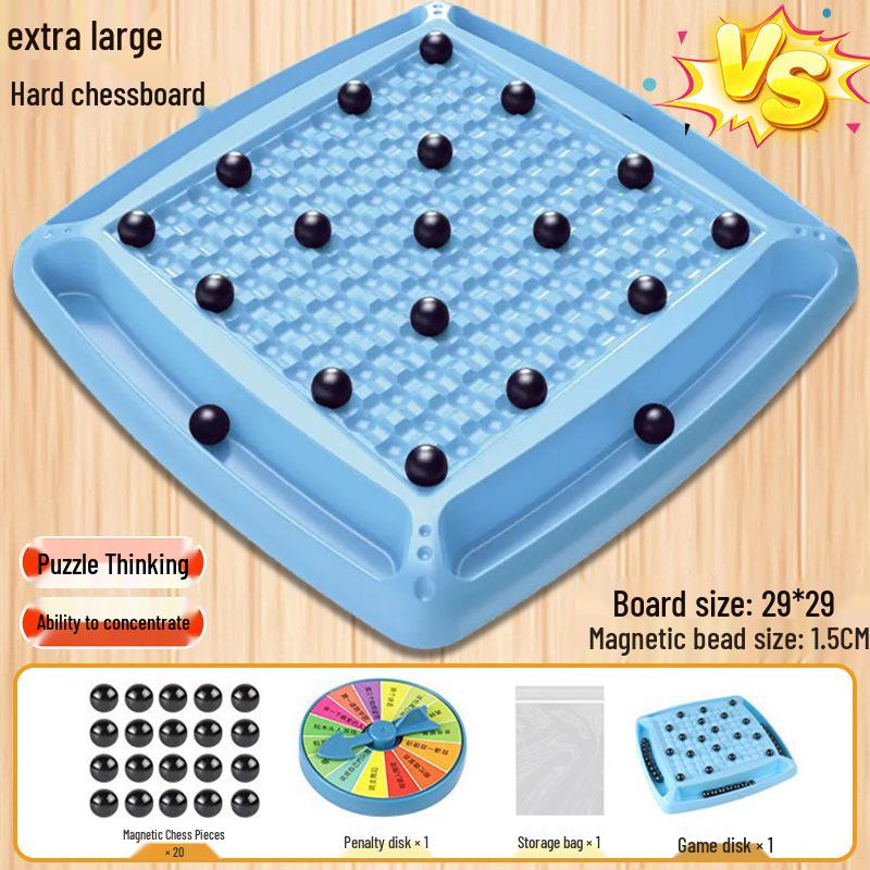 Magnetic Induction Chess: Interactive Educational Toy for Strategic Thinking and Focus