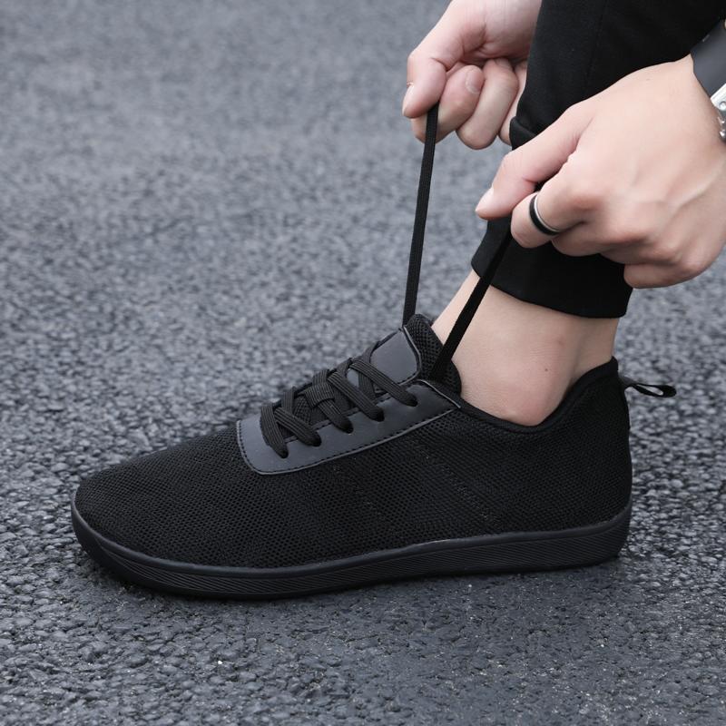 Unisex Wide Toe Box Shoes Breathable Mesh Walking Flats Lightweight Soft Sole Casual Sneakers for Running Fitness