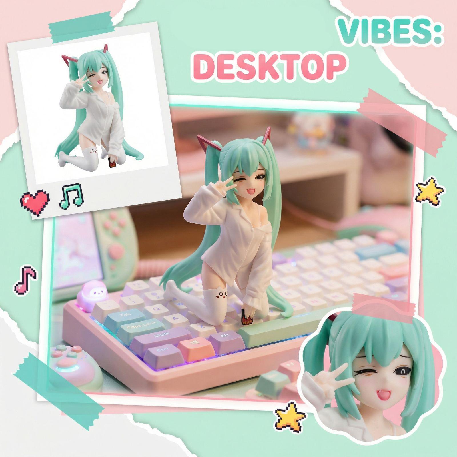 

Периферійні фігурки з аніме та ігор другого виміру, фігурки для прикраси робочого столу, фігурки для прикраси корпусу комп’ютера One Size