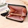 Women Small Wallet Ladies Mini Tassel Wallet Cute Short Zipper Lovely Pu Leather Coin Purse Female Hand Wallet Cartera