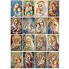 Virgin Mary Partial DIY 5D Special Shaped Drill Diamond Art Kits for Adults/Beginners Gift Idea Home Decor 11.81x15.75in