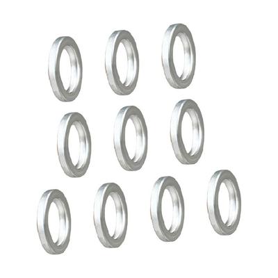 10pack Hollows Bicycles Crankset Washers Bike Cranks Cover Chain Wheel Spacers for Reliable Bike Assembly