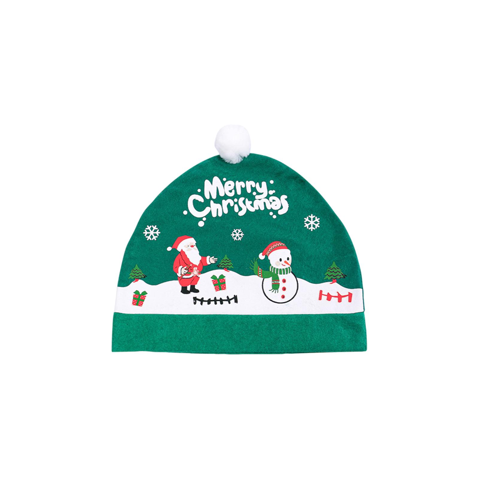

Christmas Car Chair Cover, Car Back Chair Christmas Hat Dress Up Decoration One Size