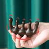 Sandalwood Meridian Massage Comb Scalp Relax Scalp Meridian Massager Sandalwood Hair Comb  Straight