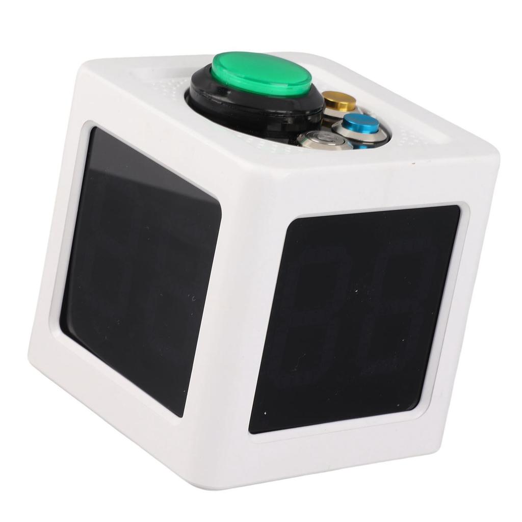 Cube Timer 1.4in 4 Sided Digital Shot Countdown Stopwatch for Private Poker Chess Casinos