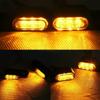 2Pcs 3/6LED Motorcycle Handlebar Light Sequential LED Turn Signals Lamp Blinker Indicator