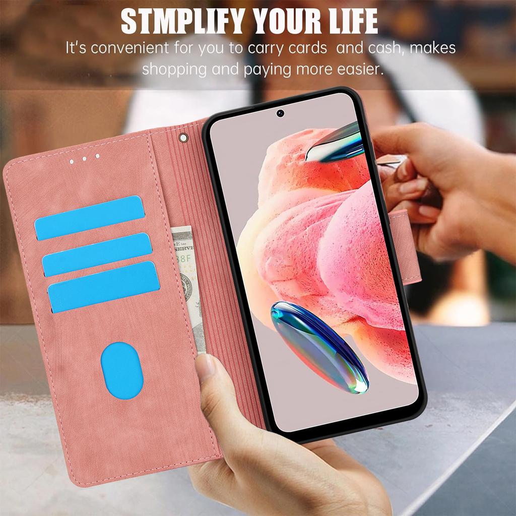 SY-001 For Xiaomi Poco C75 4G/Redmi 14R 5G/14C 4G Case Flower Butterfly Leather Wallet Phone Cover with Hand Strap
