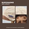Lamb wool thickened warm duck tongue ear protection hat men and women autumn and winter thickened cycling flight