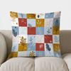 Home Decor Christmas Tree Pixel Art Pattern Pillow Cover Pattern Cushion Cover Suitable For Sofa Bedroom Car Pillow Cover