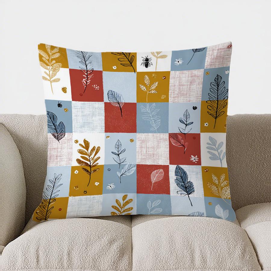 

Home Decor Christmas Tree Pixel Art Pattern Pillow Cover Pattern Cushion Cover Suitable For Sofa Bedroom Car Pillow Cover 16x16Inch