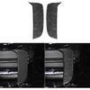 Real Premium Carbon Fiber Car Center Console Gear Shifter Electronic Handbrake Panel Cover Trim Soft Sticker Set Compatible with Porsche Macan