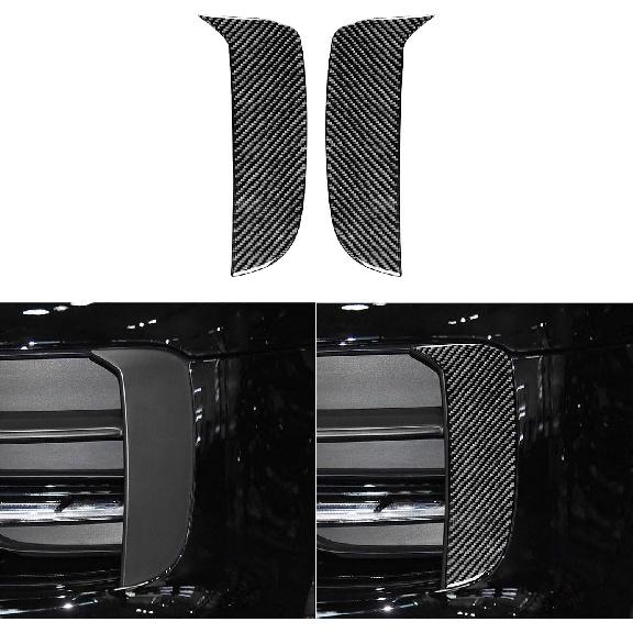 Real Premium Carbon Fiber Car Center Console Gear Shifter Electronic Handbrake Panel Cover Trim Soft Sticker Set Compatible with Porsche Macan