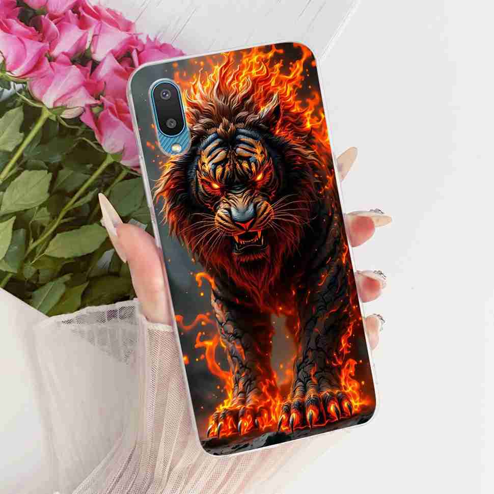For Samsung Galaxy A02 Case SM-A022F Soft Silicone Colorful Painted Cover Case For Samsung A02 A 02 Galaxy M02 M022F Fundas Bags