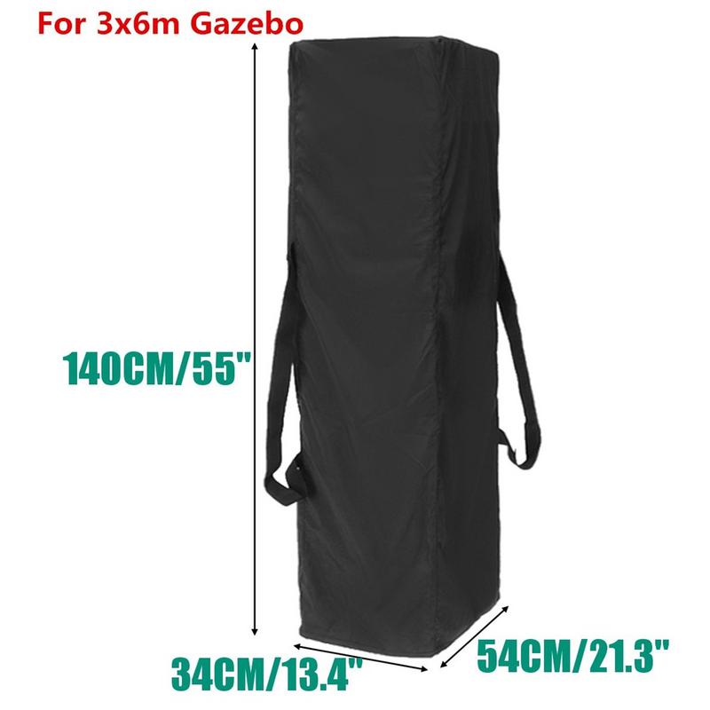 Tent Storage Bag Black Pavilion Tent Canopy Protector Covers Handle Design Canopy Tent Poles Storage Cover Bag Camping Equipment
