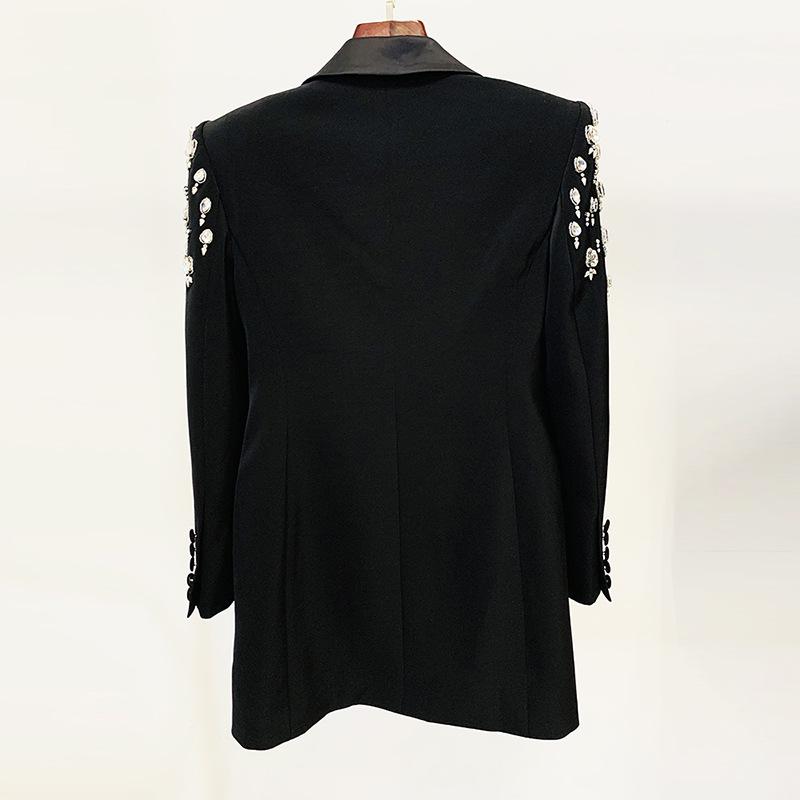 2026 High Street: Slim Fit Blazer with Beading & Rhinestones - Early Spring Collection