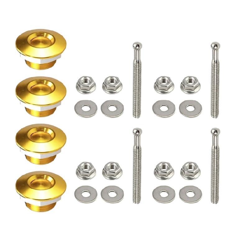 Vehicle Hood Pins Quick Hood Pins Lock 25mm Quick Release Fasteners Lock Car Bumper Hood Pin Bonnet Lock