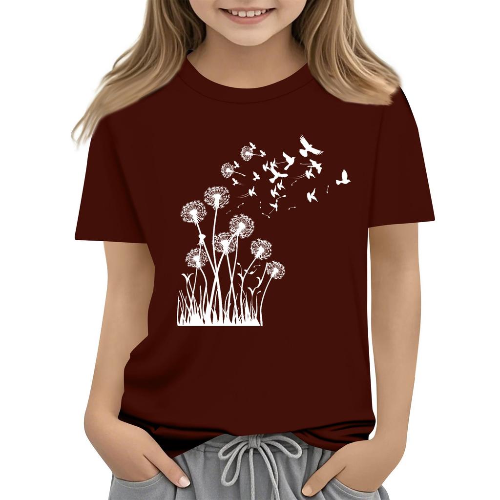 Letní dětské tričko s krátkým rukávem a krátkým rukávem s potiskem Top Base