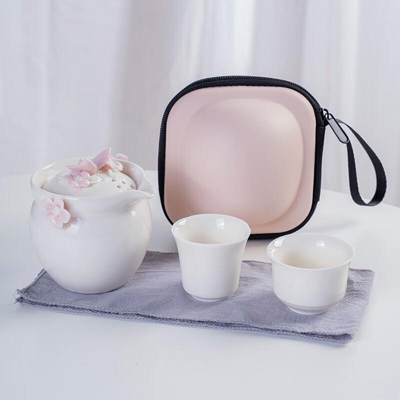 Portable Ceramic Tea Set for Women