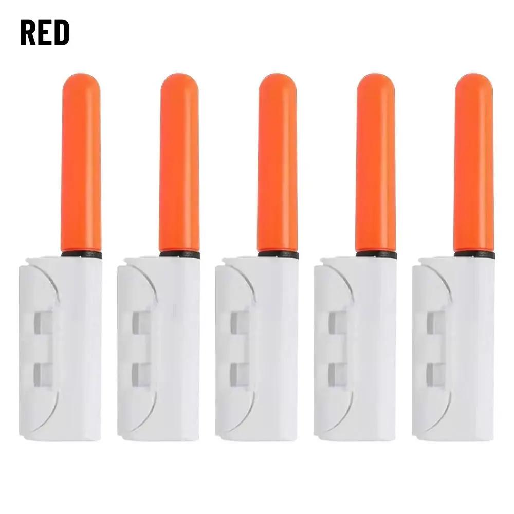 5pcs Dark New 425 Battery Float Night Glow Stick Bite Alarm Fluorescent Light Fishing Rod Tip Lightstick