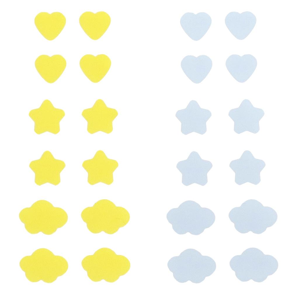 The Creme Shop, Dreamy Skin, Hydrocolloid Overnight Acne Patches, Star, Heart & Cloud Patches, 24 Patches