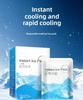 Disposable ice packs for physical cooling - instant cooling with a single squeeze, portable cold compress packs, no need for fr