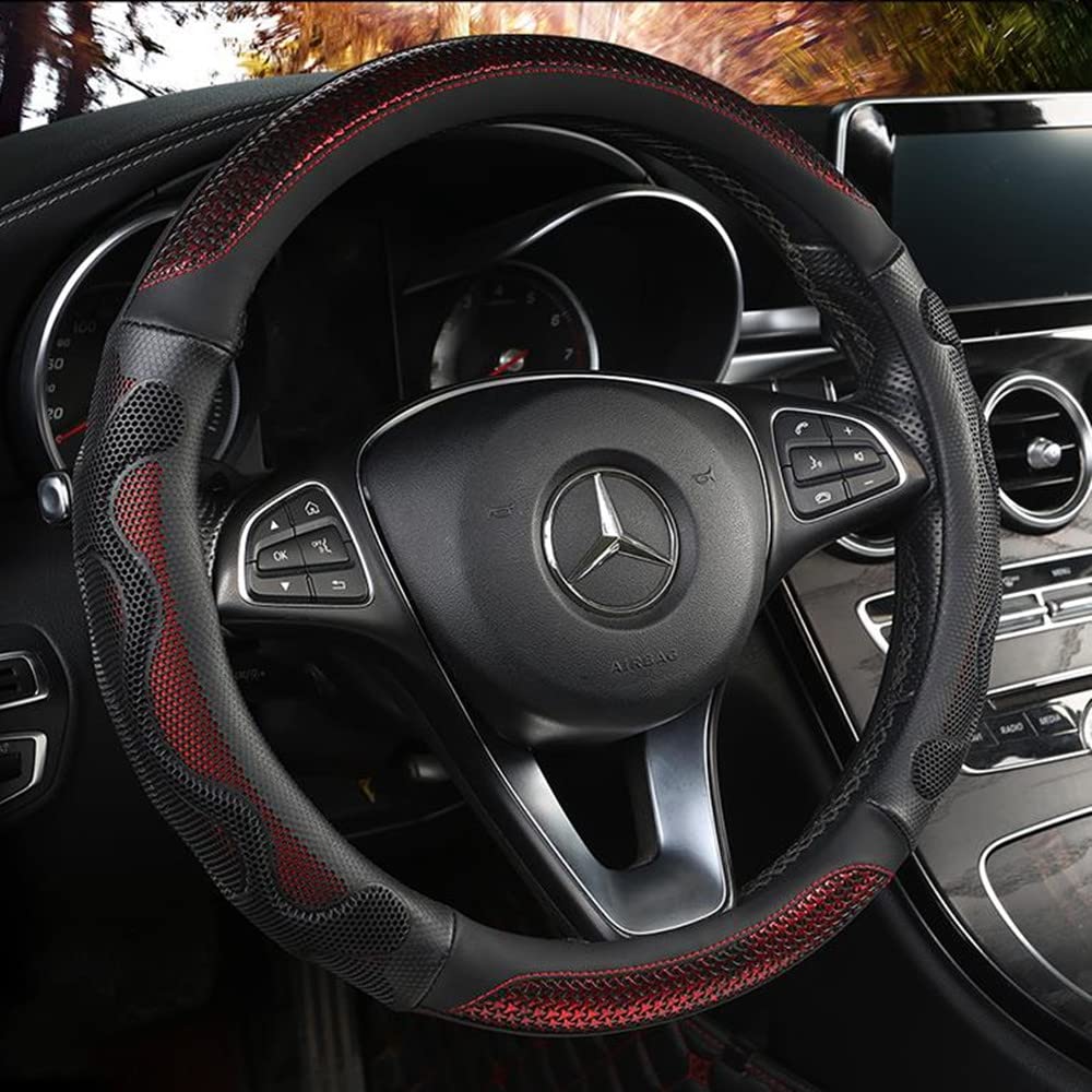 SEKIDAR Steering Wheel Cover, For Cars, For Light Vehicles, Regular Cars, Stylish, Anti-Slip, Stain