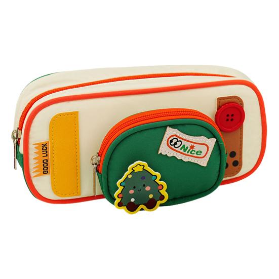 Cute Pencil Case Cartoon Cat Pencil Pouch Large Capacity Stationery Organizer for Middle School And Elementary School
