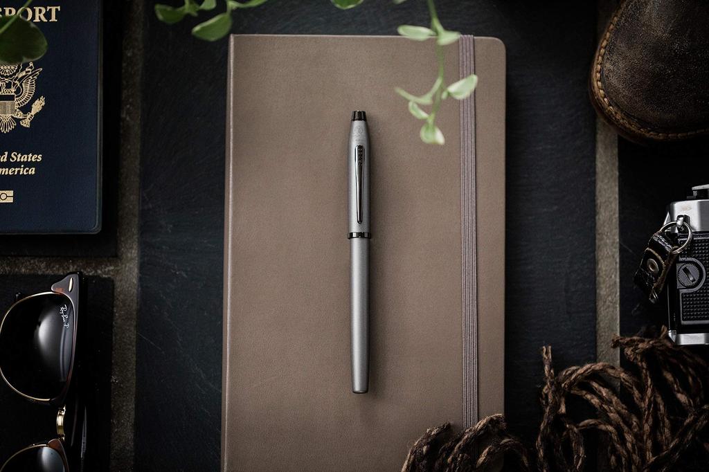 Cross Century II Gunmetal Gray Fountain Fine Premium Gift Perfect Gift for Day or Promotion Pen, Nib, Boxed, Father's