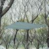 Waterproof Camping Tent Ground Mat with Sunshade & Four-Corner Webbing