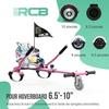 RCB Hoverkart Accessoire Pour Gyropode Auto-Équilibrage - Siège Karting Ajustable (20kg Min-100kg Max) - Rose