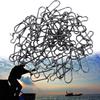 50Pcs Fishing Lures Connector High Strength Fishing Snapping Swivels Hook Snapping Pin Easy Snapping Fishing Hook