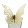 Place Card Butterfly 100pcs Name Wine Glass Cup Glass High Feet Cup Decoration