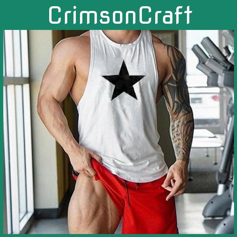 Klassisches Herren Bodybuilding Stringer Tanktop Fitnessstudio Workout T-Shirt Weste Ärmellos Muskelshirt Für Alle Jahreszeiten