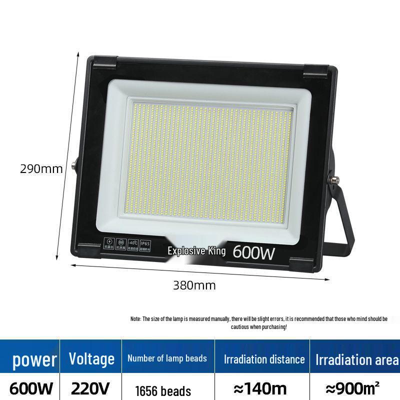 LED Waterproof Outdoor Spotlight Floodlight for Advertising and Courtyard Lighting