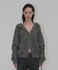 Ordinary Holiday Pigment Shirring Hoodie [Khaki]