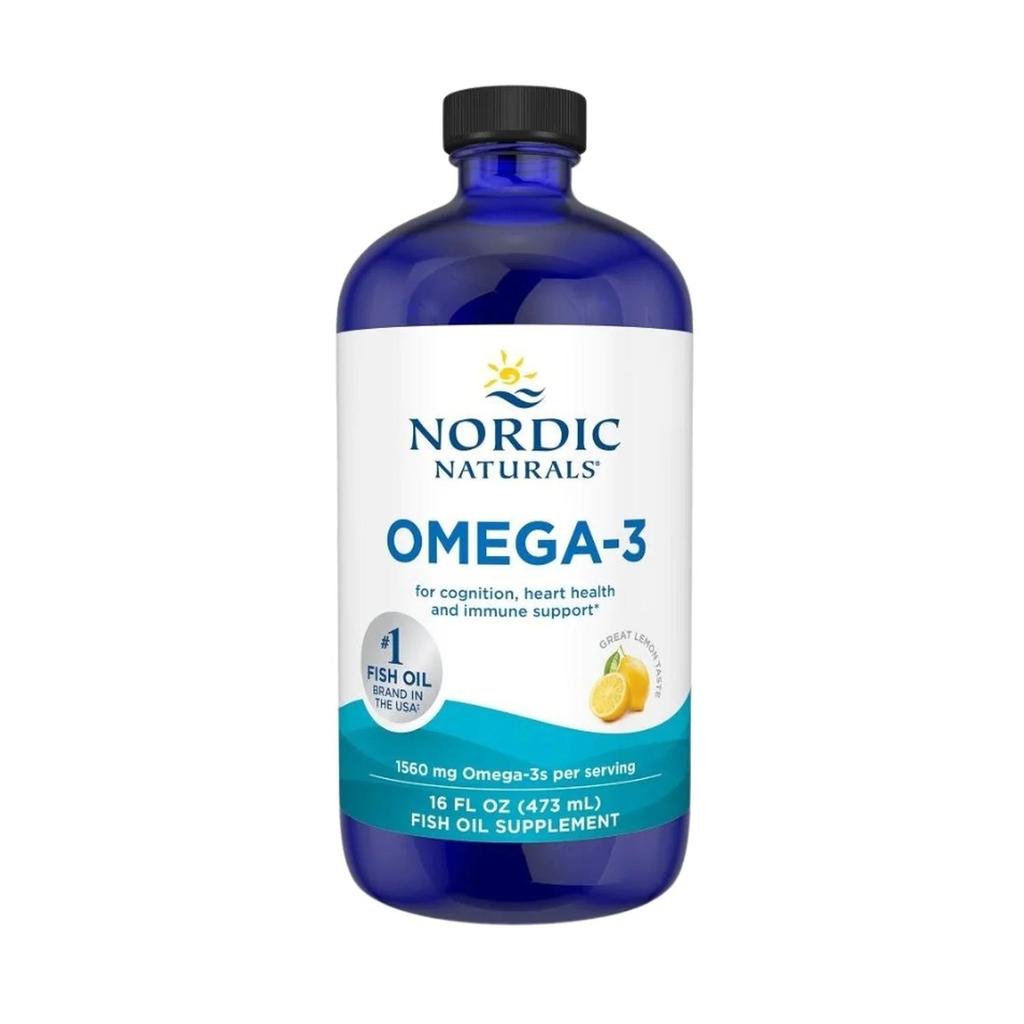 Omega-3, 1560mg Lemon - 473 ml.