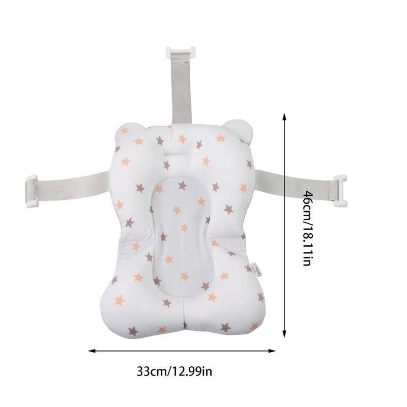 Baby Dusche Badewannenauflage Rutschfeste Badewannensitzstützmatte Neugeborenen Sicherheit Sicherheitsbadestützkissen Faltbares Weiches Kissen
