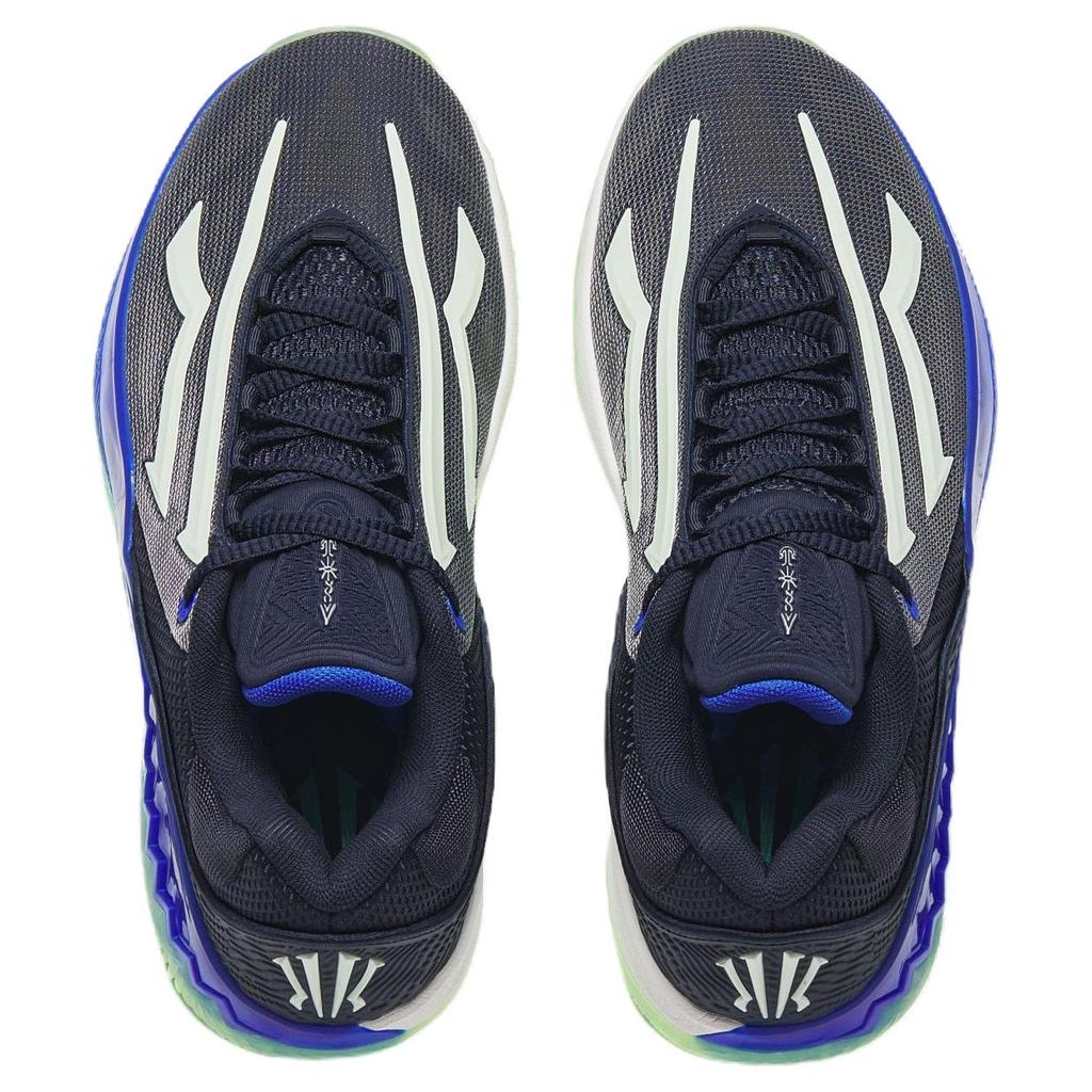 Anta Kai Speed 2 Kyrie Pioneer 2 Dallas Glow A Ammortizzazione Shock Pro Antiscivolo Resistenti all'Usura Scarpe da Basket Basse 912541114S-3