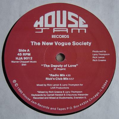 12inch Plaat NIEUW VOGUE SOCIETY - The Deputy Of Love HJA9012 House Jam Recor 1990 VS Dans & Electronica Gebruikt