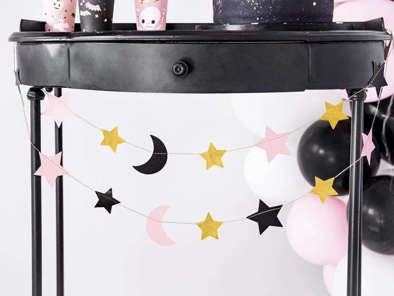 Girlanda Gwiazdki I Księżyce, Mix, 1,9M